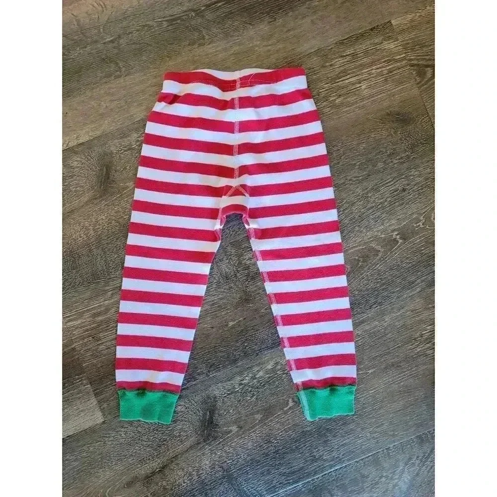 Hanna Andersson striped toddler christmas pajamas bottoms size 3‎ #4